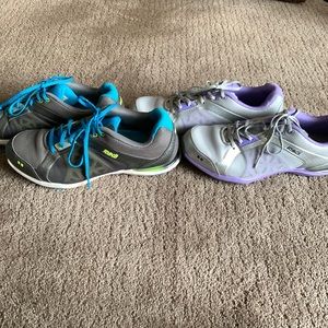 2 pairs of Ryka sneakers size 9